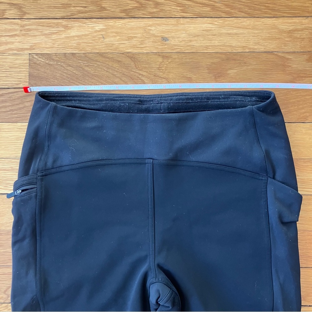 Lululemon Black Fleece Cold Weather Outdoor High-Rise Running Tight Leggings 10 - Picture 8 of 15